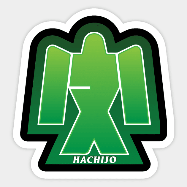 Hachijo - Tokyo Metropolis Prefecture of Japan Sticker by PsychicCat
